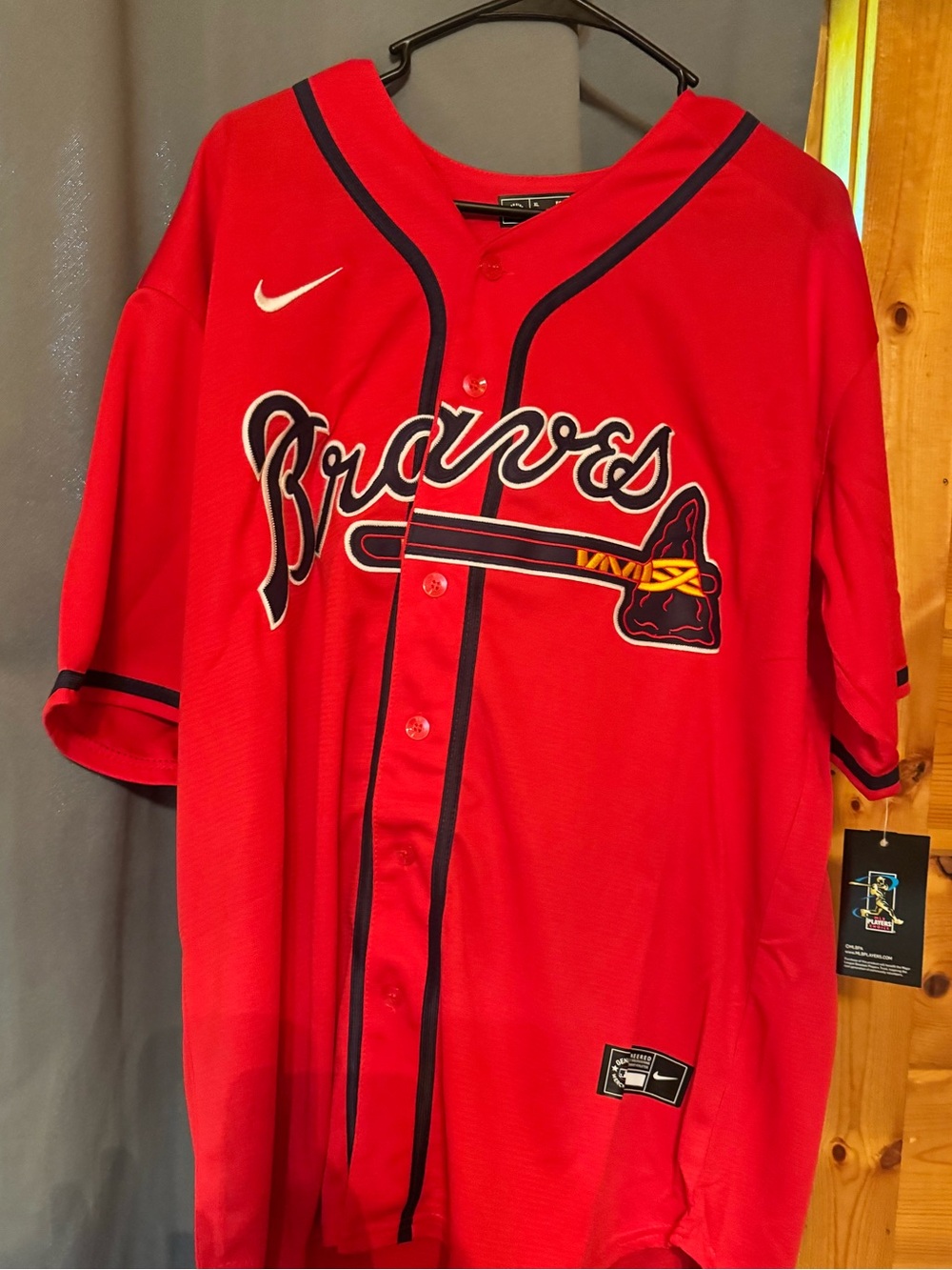 Atlanta Braves Ronald Acuña Jr. #13 Red Nike MLB Jersey - Size XL - New with Tag